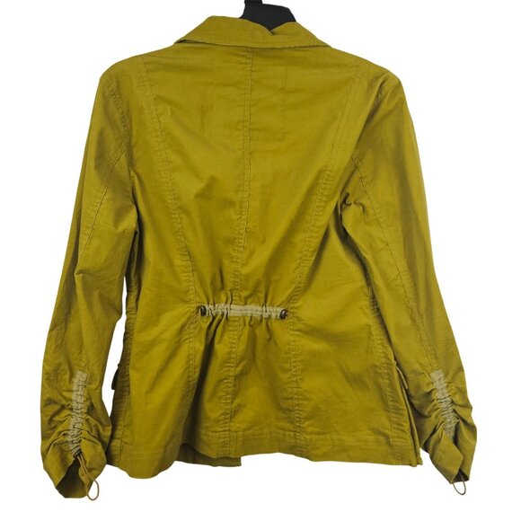 Womens 6 Jacket Corduroy Utility Fairy Grunge Mustard Indie Boho Chic Coastal - Picture 5 of 16